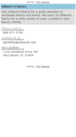 Mobile Screenshot of gilbertsfabrics.com